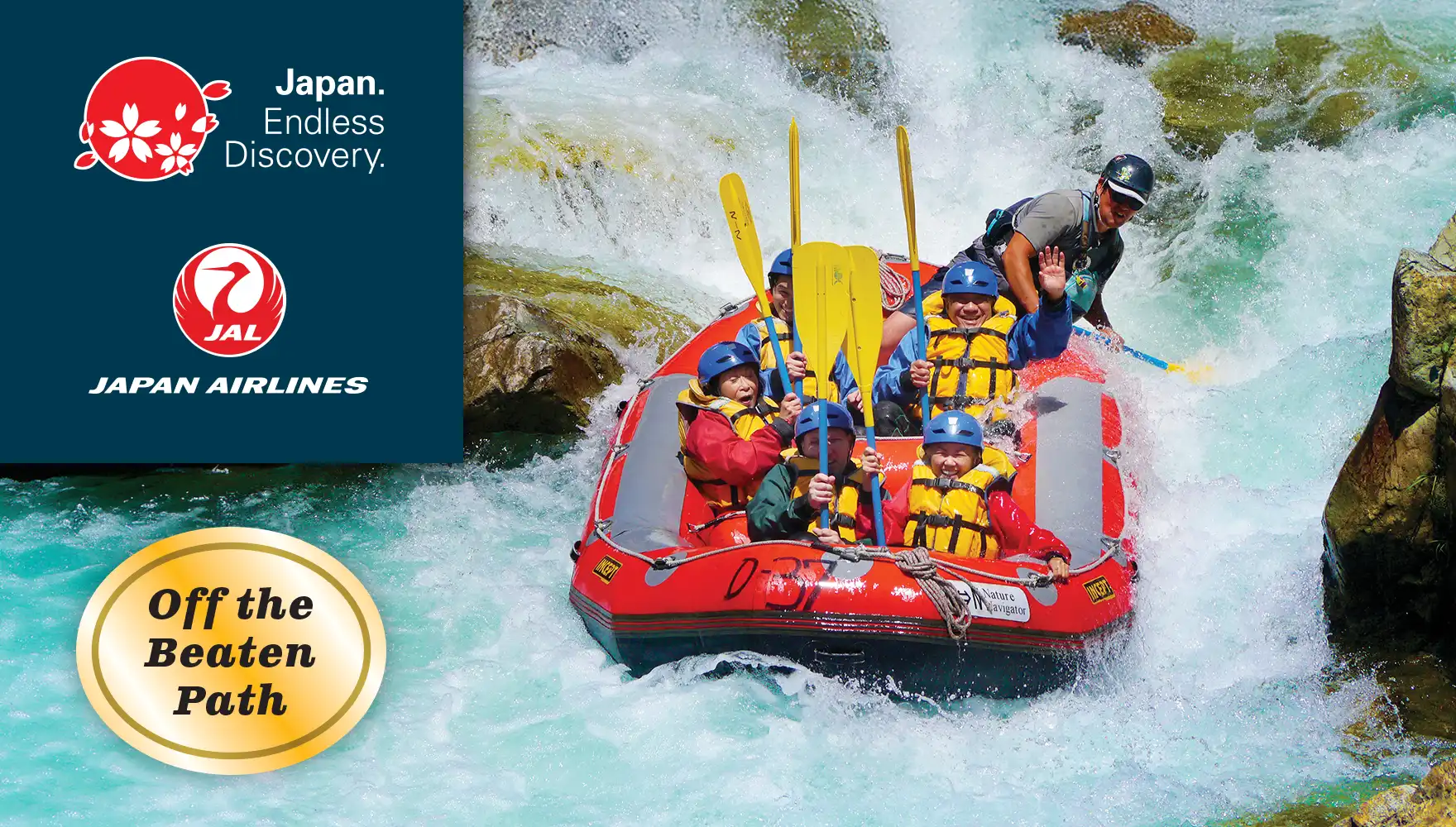 Japan JAL Off The Beaten Path Rafting 1
