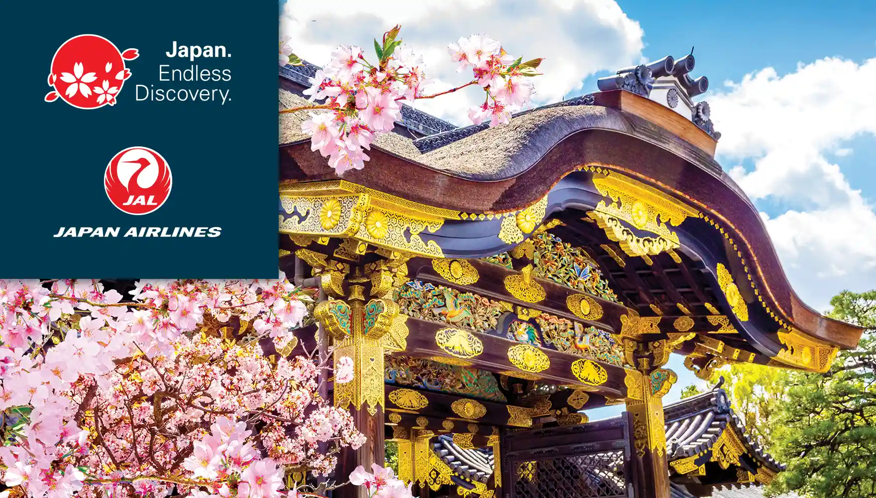 Nijo Castle Cherry Blossoms, Kyoto, Japan | JNTO, Japan Airlines