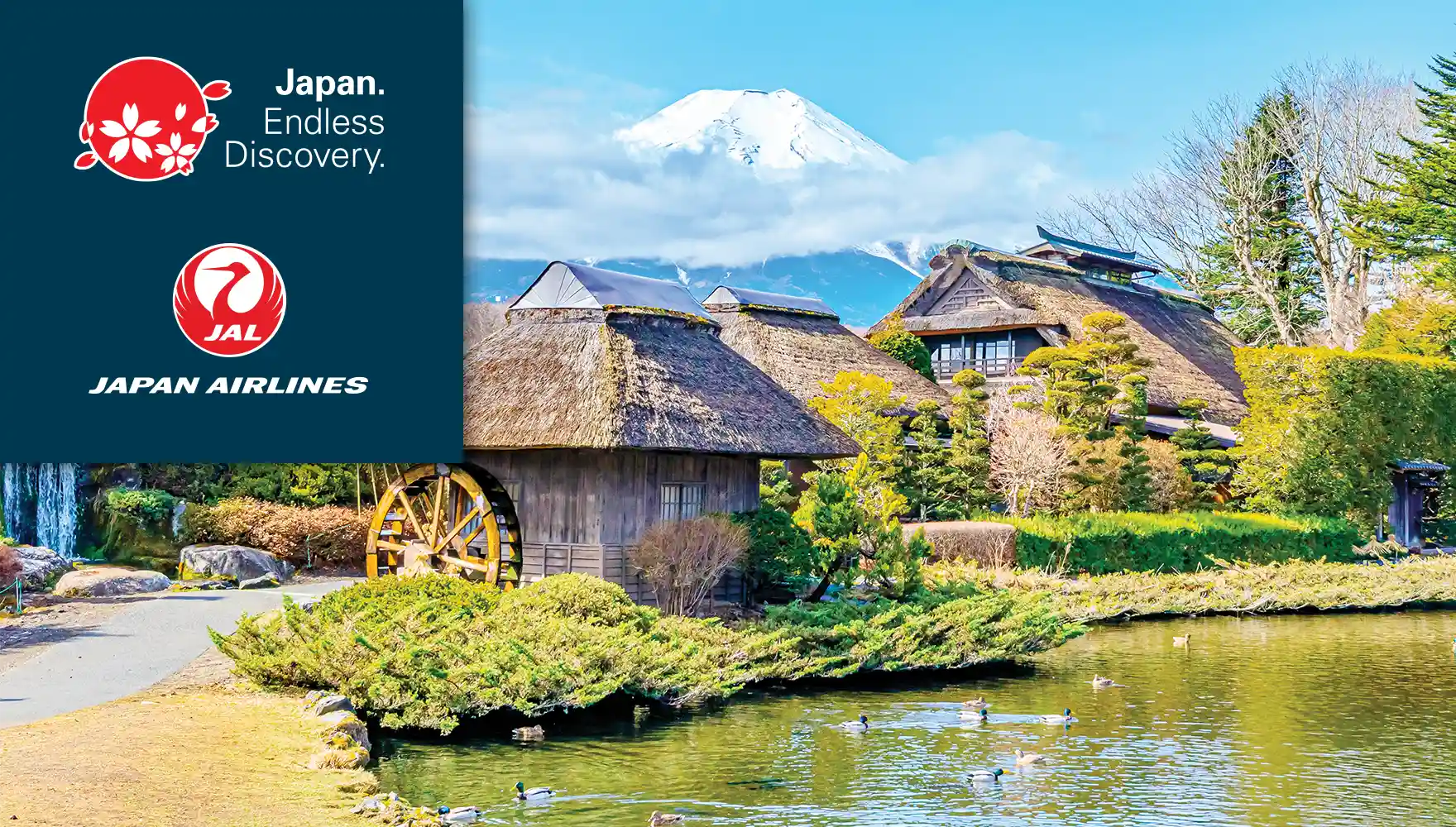 Oshino Hakkai with view of Mt. Fuji, Oshino, Japan | JNTO, Japan Airlines