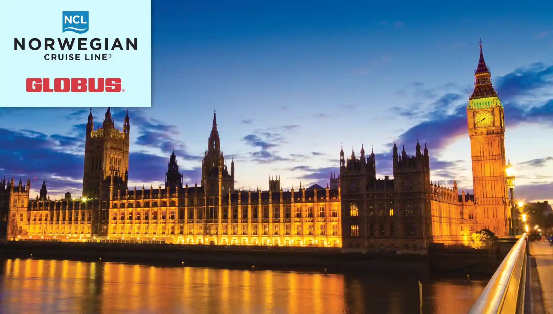 Norwegian Cruise Line Globus England Big Ben Houses of Parliament 1