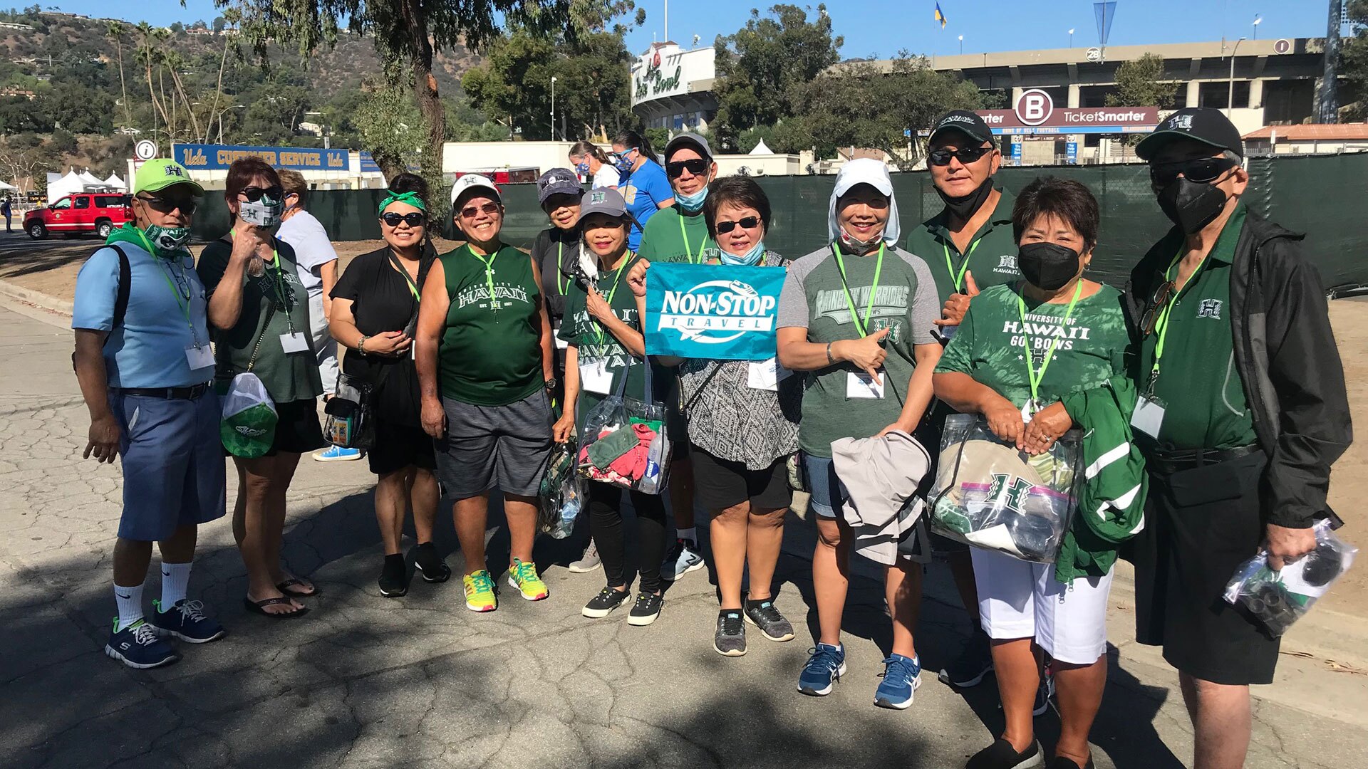 Okazakis-UHFootballTourReview-NonStopTravel Okazakis at the UH Football Tour