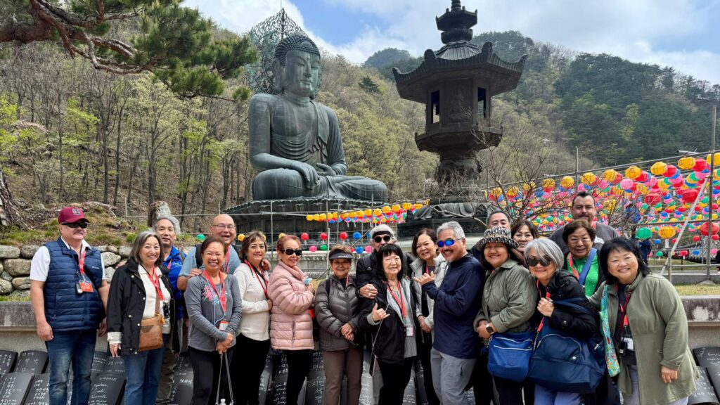 2026 Grand Discover Korea '12-Night' Land Tour at Shinheungsa Temple, Korea.
