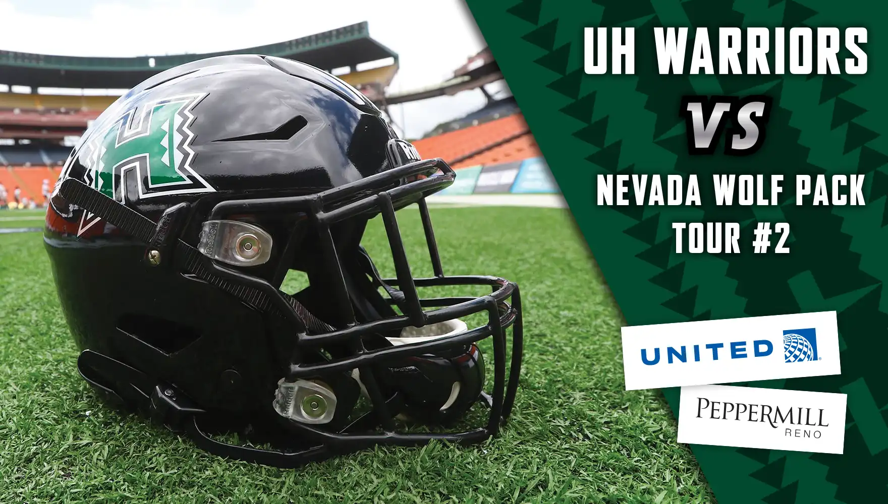 2026 UH Football - UH Warriors vs Nevada Wolf Pack Tour #2, United Airlines, Peppermill Reno