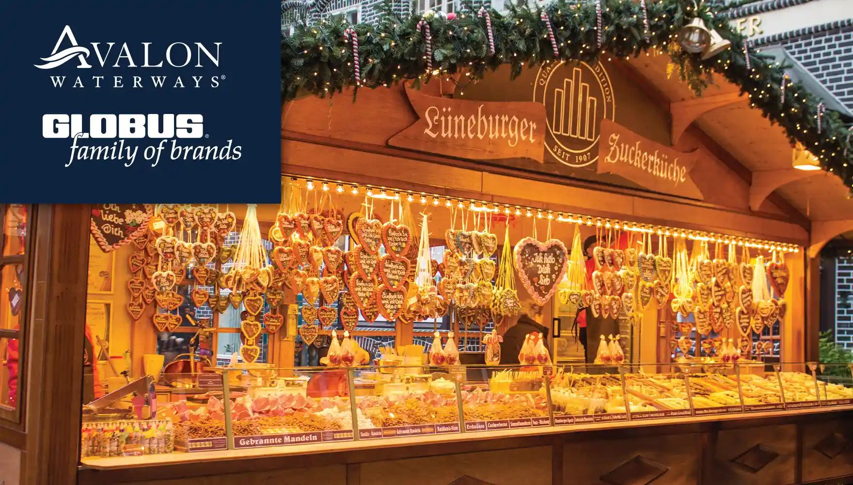 Photo of a Christmas market stall