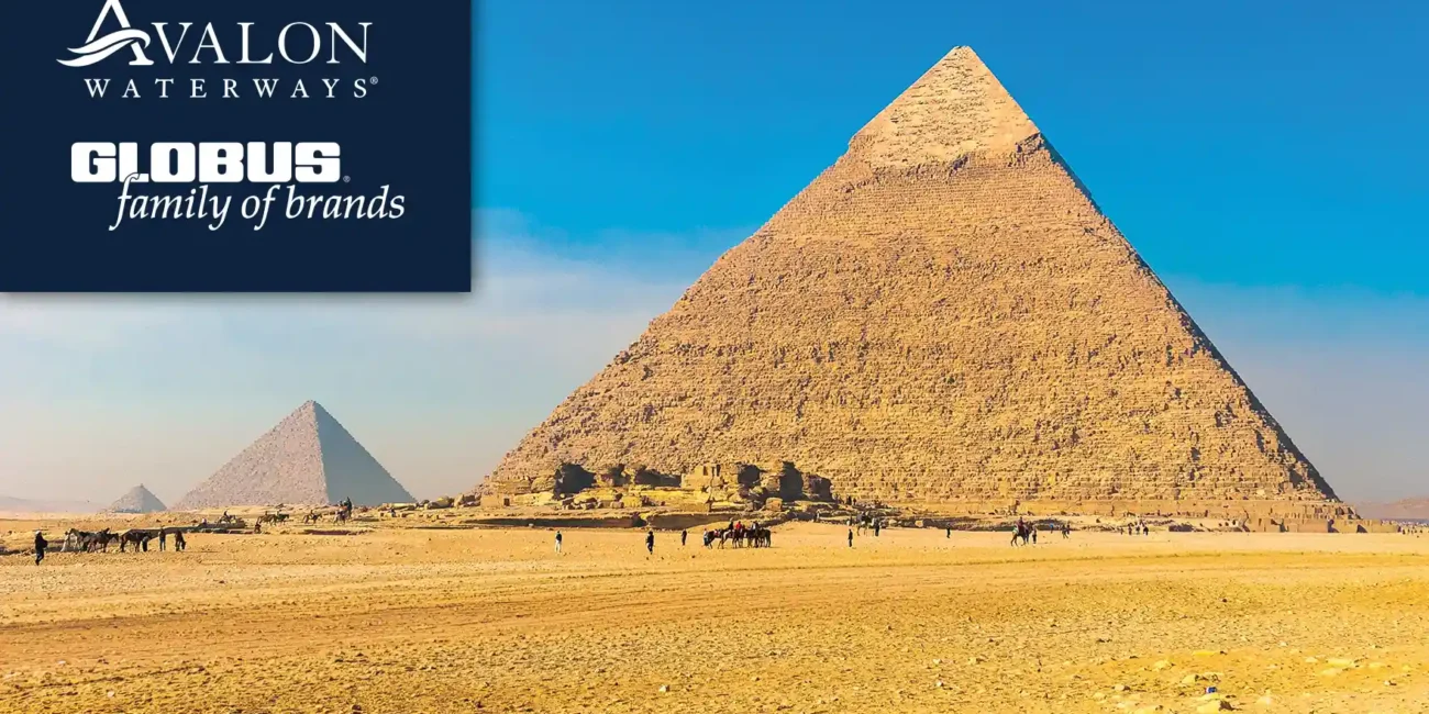 Photo of the pyramids in Egypt