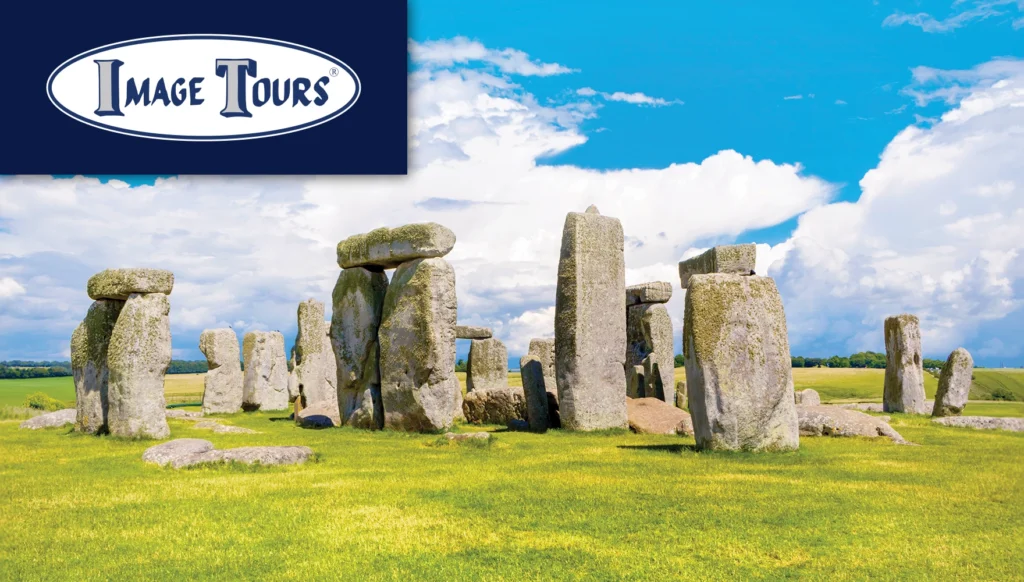 Midday photo of Stonehenge in England