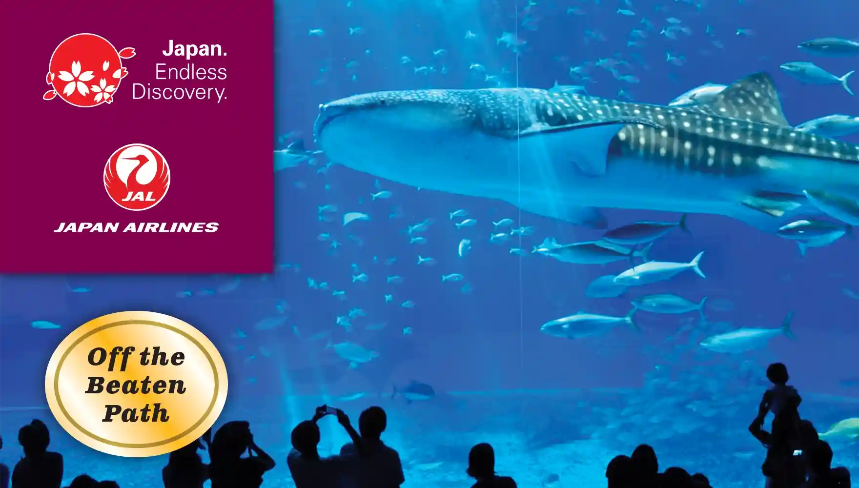 Photo of Okinawa Churaumi Aquarium's Kuroshio Sea Tank that houses massive whale sharks
