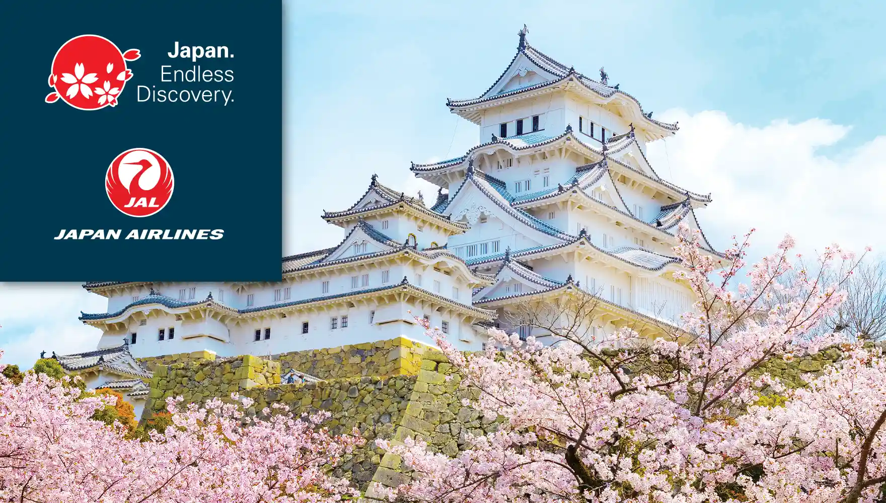 Himeji Castle Cherry Blossoms, Himeji, Japan | JNTO, Japan Airlines
