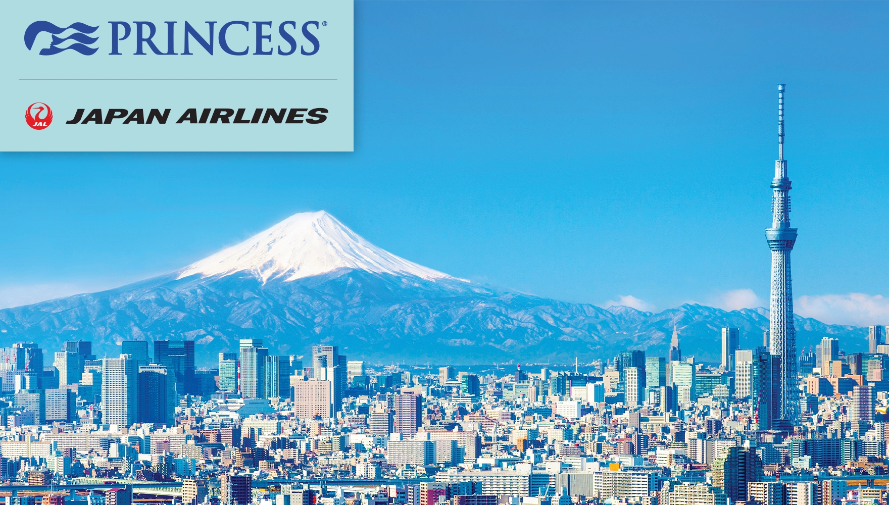 Photo of Tokyo, Japan cityscape with Tokyo Skytree and Mt. Fuji