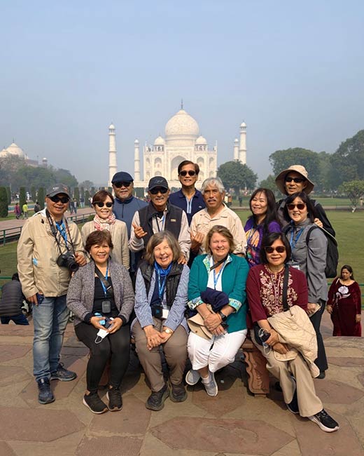 We took photos of the Taj Mahal from every angle possible lol.