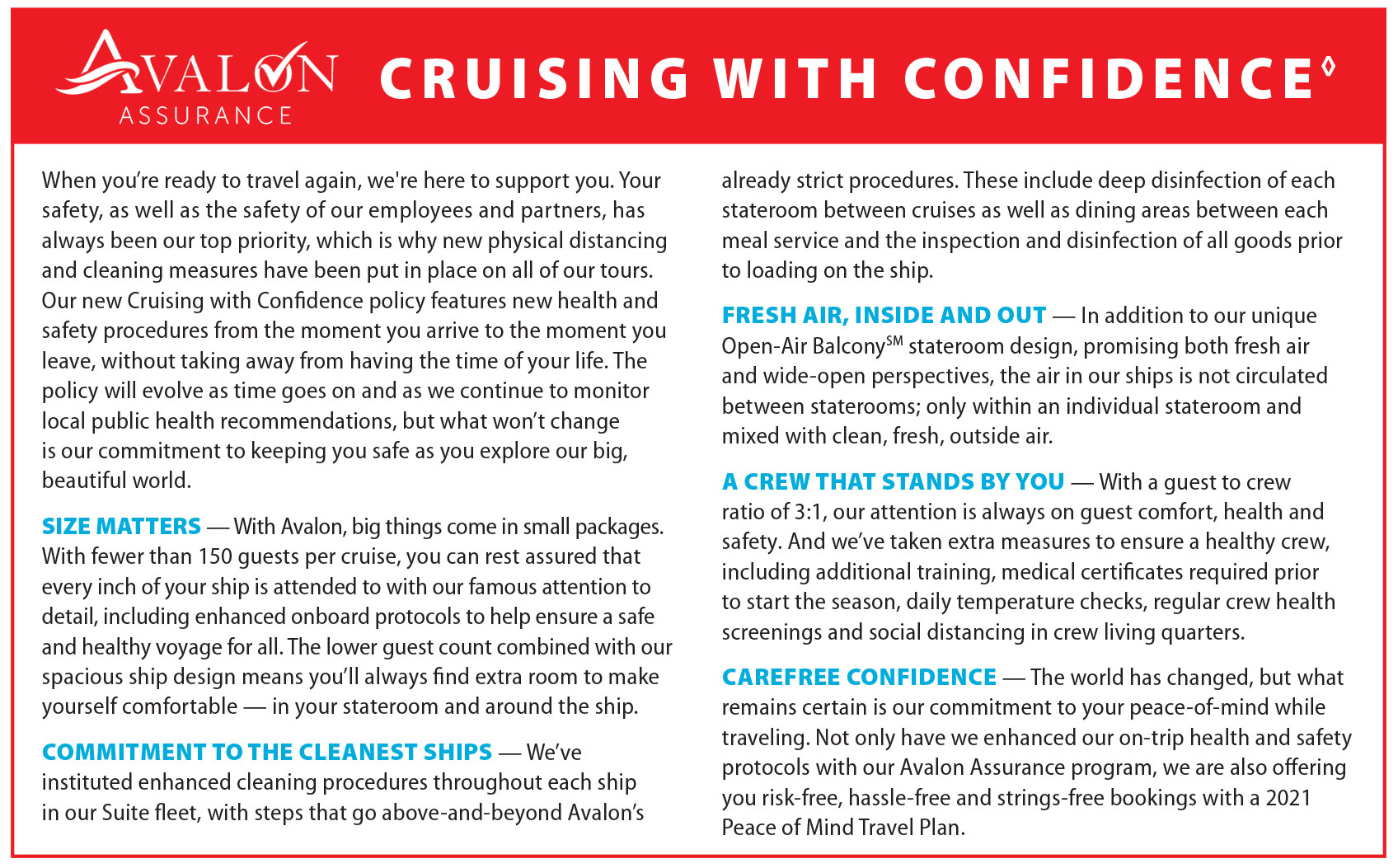 AvalonCruisingWithConfidence Avalon Waterways Cruising with Confidence