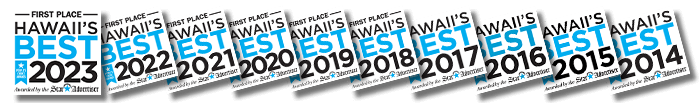 Voted Star Advertiser's Hawaii's Best Travel Agency 2023