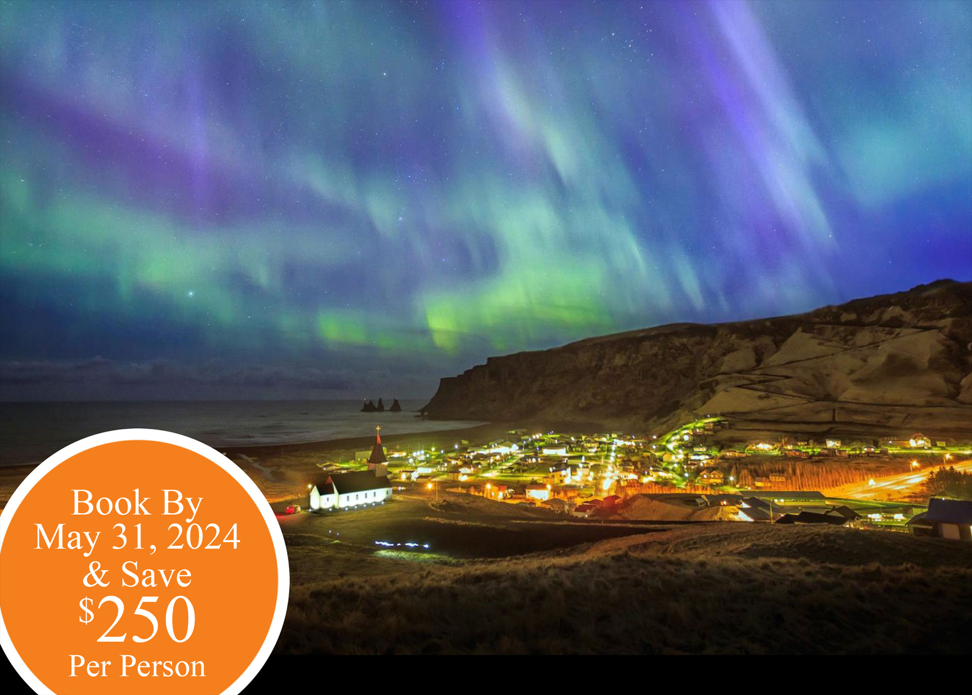 2025 Iceland Magical Northern Lights Tour (January)