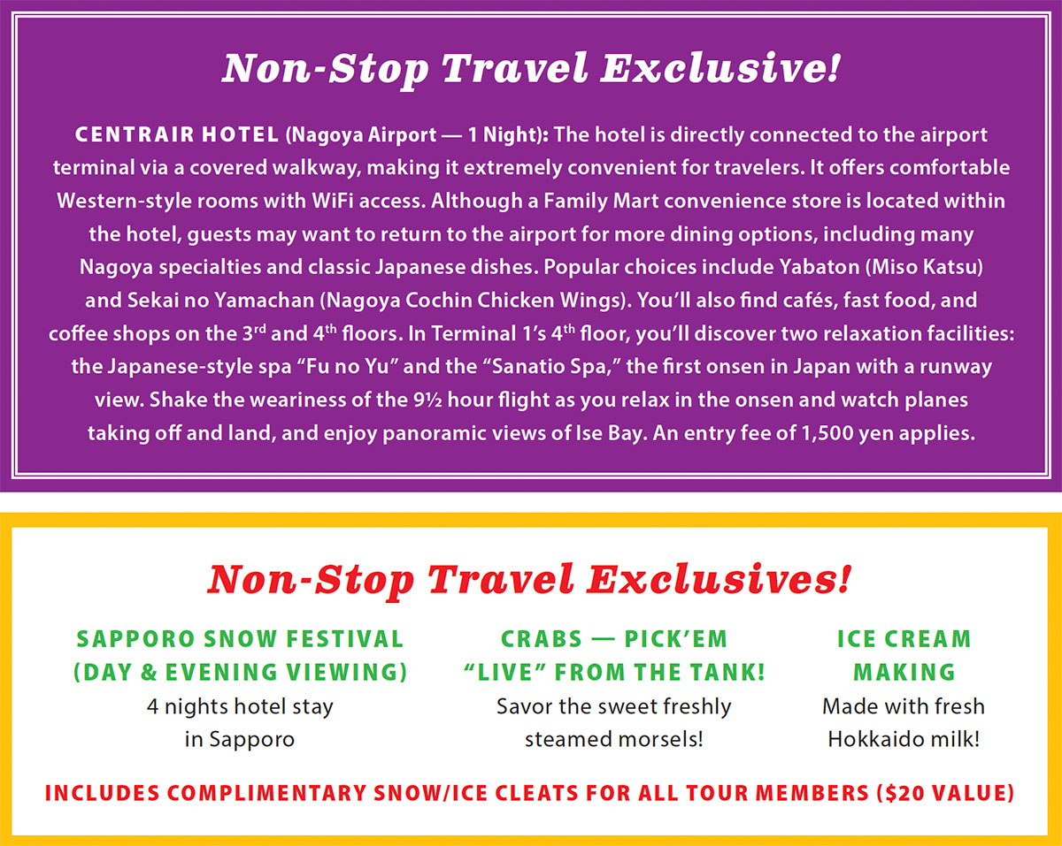 Non-Stop Travel Exclusives