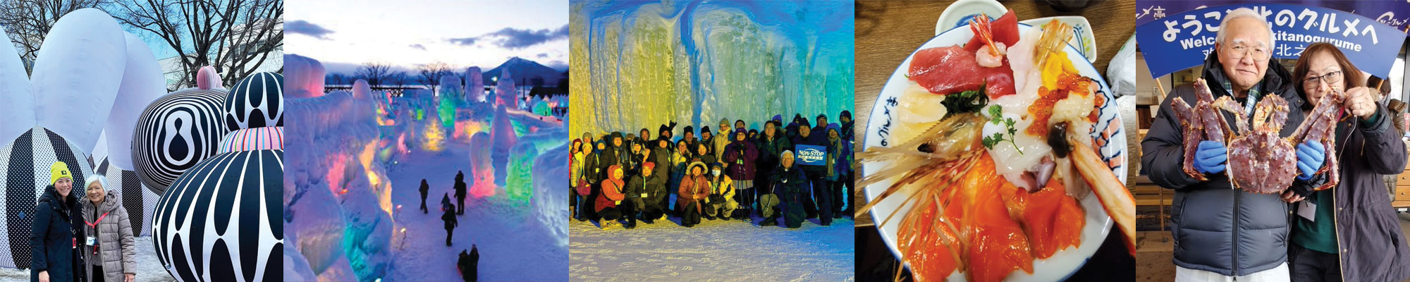 HokkaidoSnowFestivalTours-Collage Hokkaido Snow Festival Tours