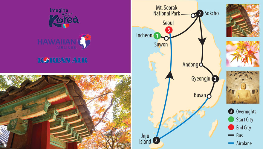 2026 Fall Discover Korea '10-Night' Land Tour