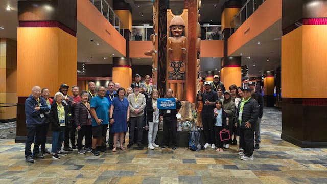 2025 Alaska Glacier Bay Cruise Plus Tulalip Casino, photo of group at Tulalip Casino & Resort, Washington.