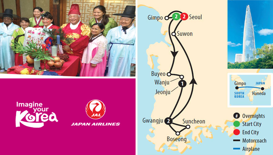 2026 Western Korea Land Tour – Japan Airlines