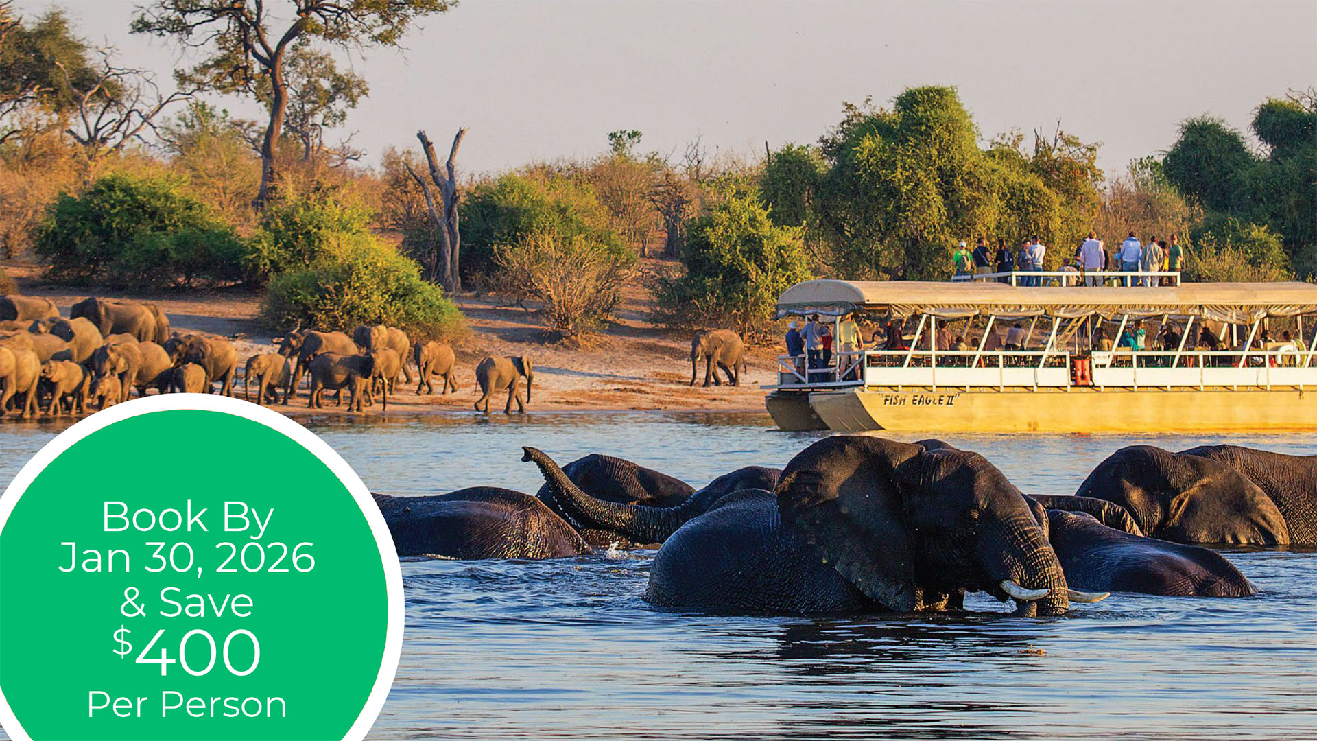 2027 Wilderness of Southern Africa: Safari by Land & Water