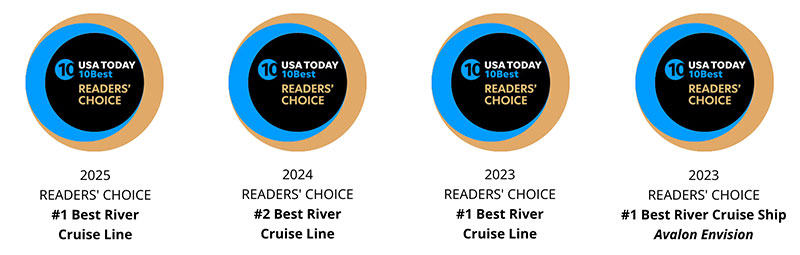 AvalonWaterways-USAToday-ReadersChoiceAwards Avalon Waterways USA Today Reader's Choice Award Winner