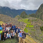 2025 Peru Splendors group at Machu Picchu.