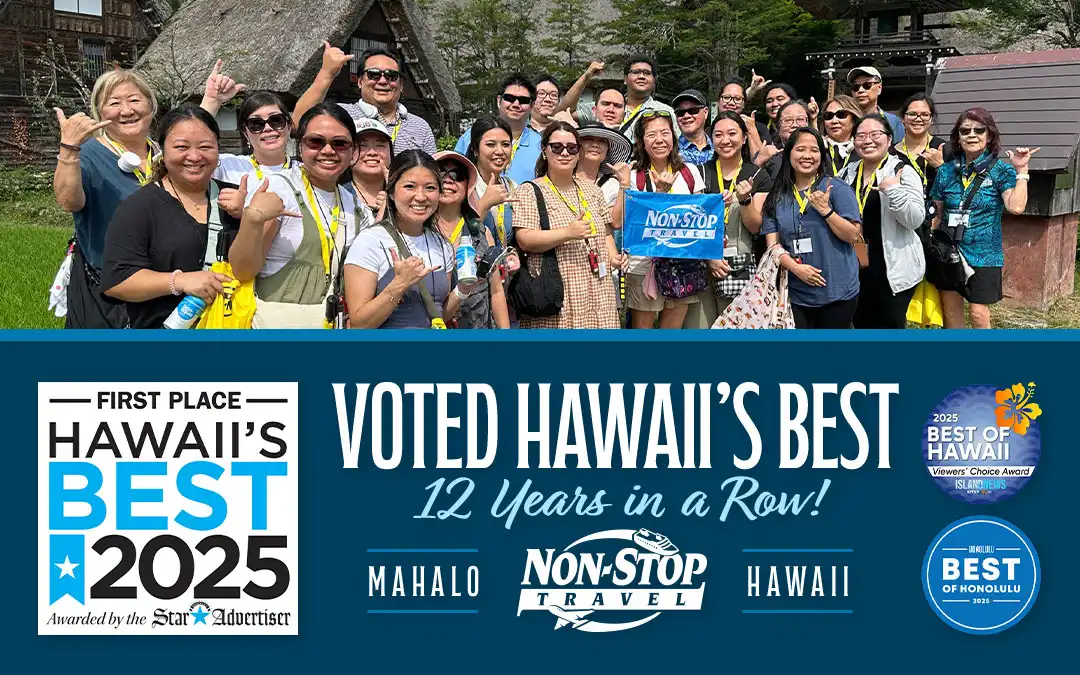Non-Stop Travel Hawaiis Best Travel Agency Award