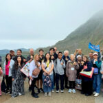 2026 Summer Ultimate School Break Plus Warner Brothers Studios Tour group at Owakudani, Hakone, Japan.