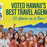 Non-Stop Travel Voted Hawaiis Best Travel Agency for 13 Years in a Row!